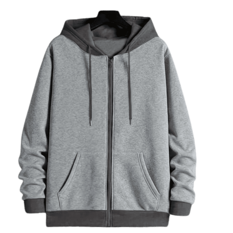 Oversized zip-up hoodies for women in multiple colors