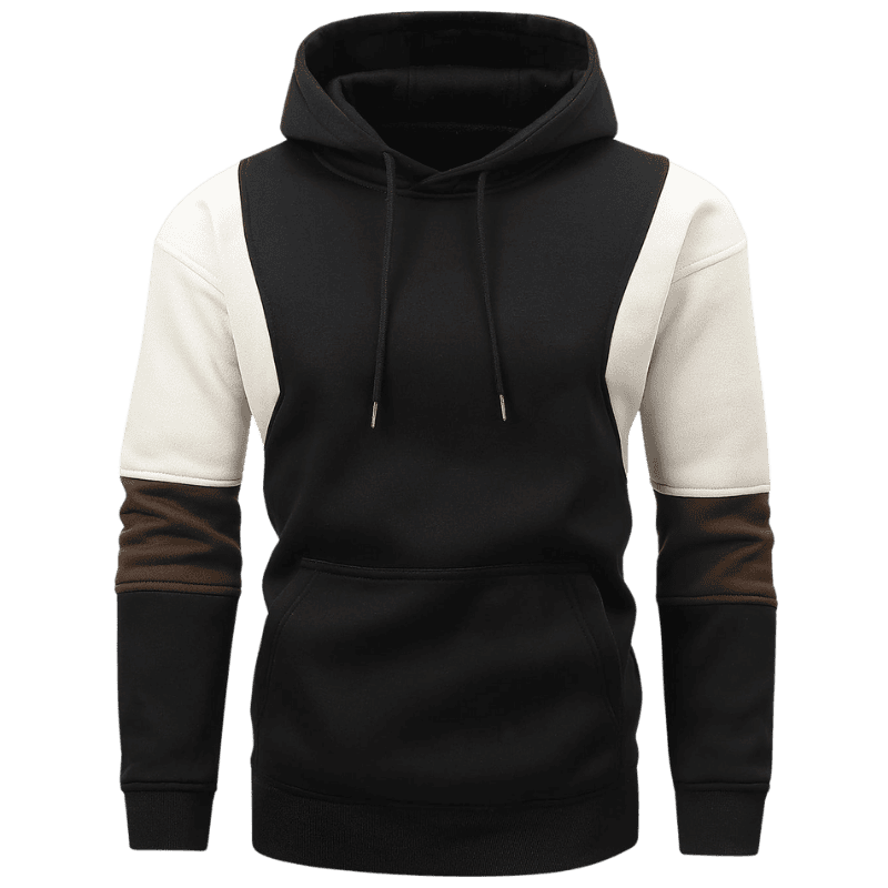 “Men’s and women’s lightweight pullover hoodie in breathable cotton blend”